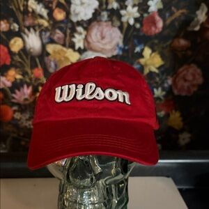 Wilson Bold Red Cap